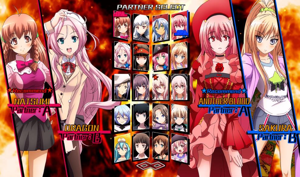 女主角大乱斗. Nitroplus Blasterz: Heroines Infinite Duel_1