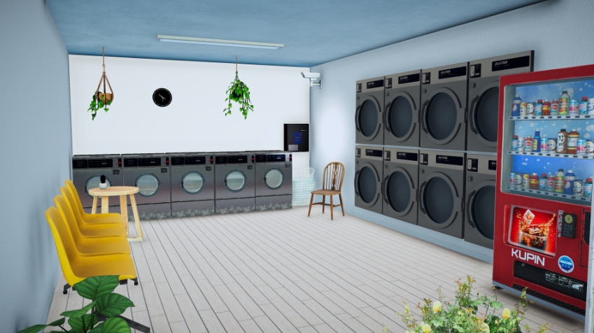 自助洗衣店模拟器 Laundromat Simulator_0