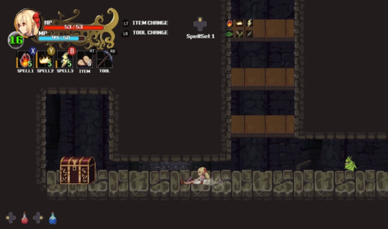 switch女巫萝莉瓦妮娅魔法少女的奇幻冒险WitchroidVania 金手指