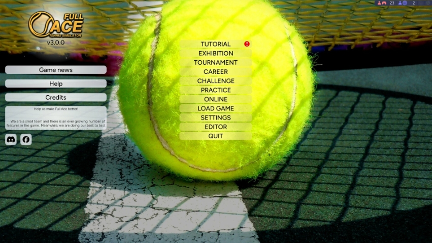 全王牌网球模拟器 Full Ace Tennis Simulator_0