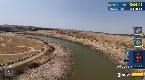 韩国无人机飞行游览 始兴市_1