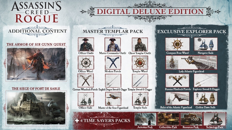 【5.05】PS4游戏《刺客信条 叛变 重制版.Assassin’s Creed Rogue Remastered》中文下载