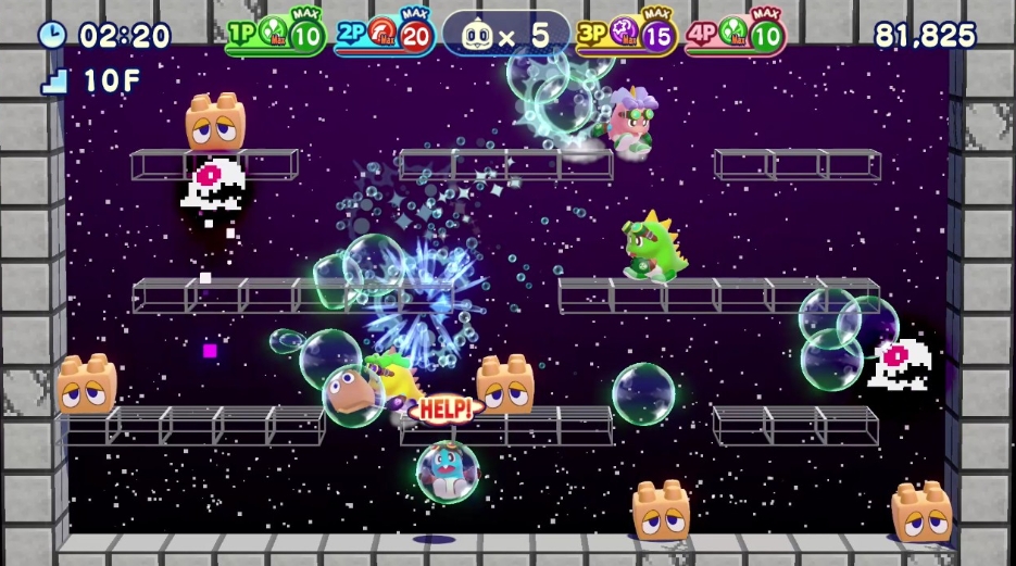 【5.05】PS4游戏《泡泡龙4：伙伴 – 头骨怪与创意工坊.Bubble Bobble 4 Friends: The Baron Is Back!》中文v1.0下载