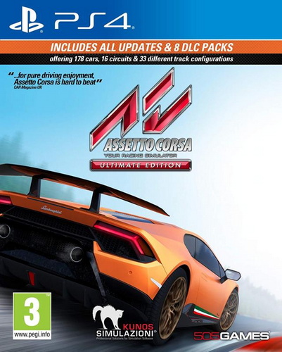【5.05】PS4游戏《神力科莎：终极版  Assetto Corsa Ultimate Edition》英文版下载 v1.20(含DLC)