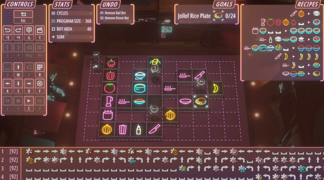 霓虹面：赛博朋克厨房自动化/Neon Noodles - Cyberpunk Kitchen Automation_0