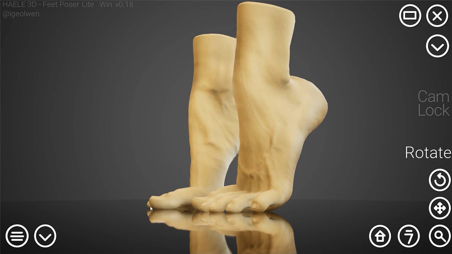 足部造型模拟器/HAELE 3D - Feet Poser Lite_1