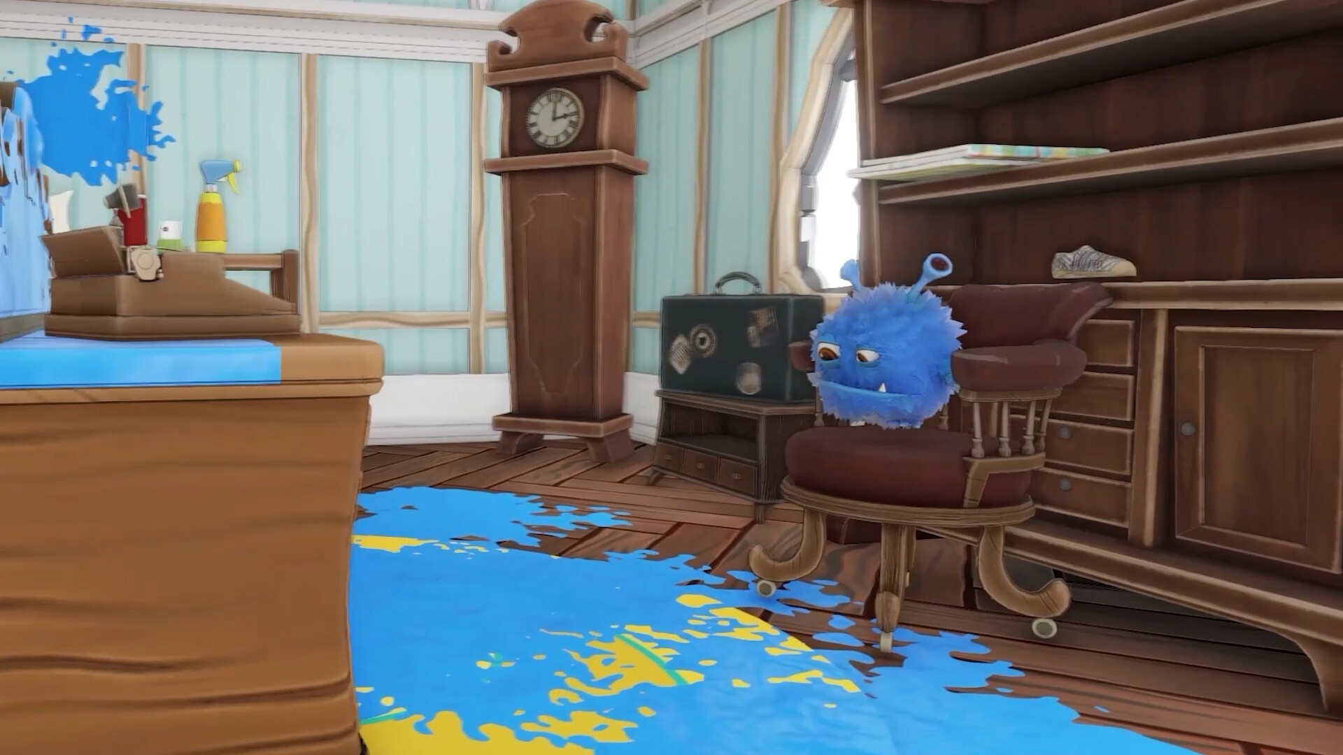 洗刷刷模拟器/Monster Mop Up_0