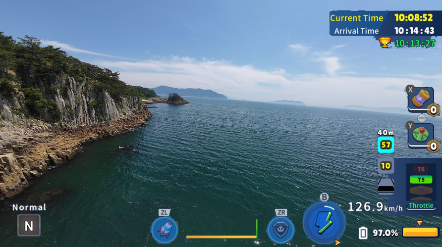 韩国无人机飞行游览 屏风岩 Korean Drone Flying Tour_1