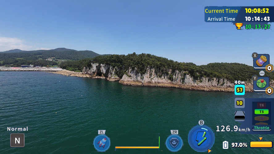 韩国无人机飞行游览 屏风岩 Korean Drone Flying Tour_0