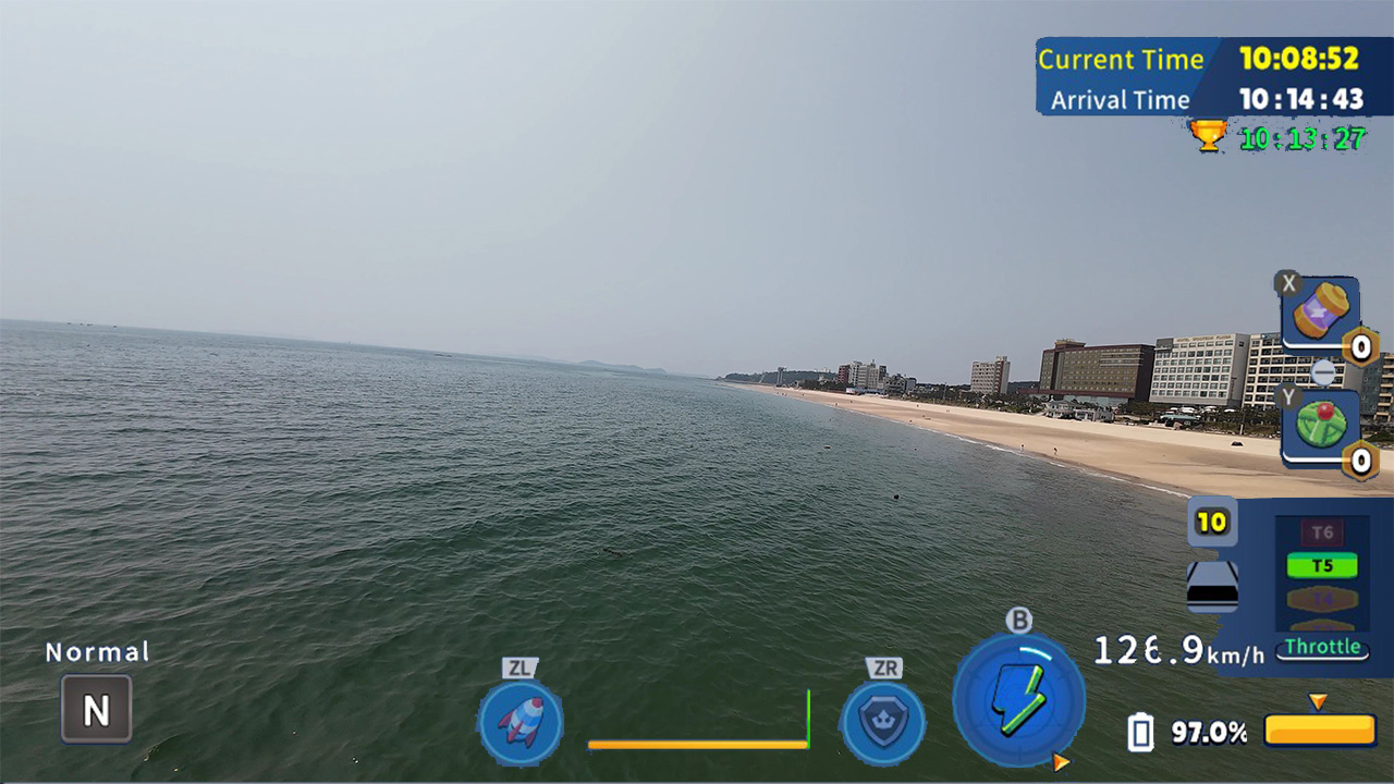 韩国无人机飞行游览大川海水浴场 Korean Drone Flying_1