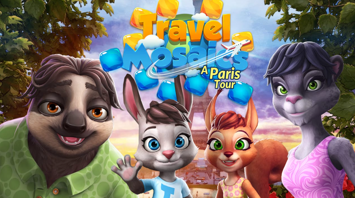 旅行马赛克：巴黎之旅 Travel Mosaics: A Paris Tour_0