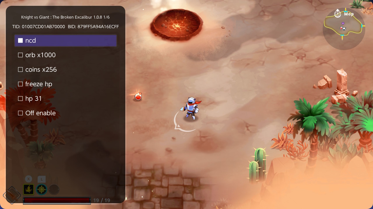 《骑士VS巨人 断裂圣剑 Knight vs Giant》Switch金手指下载 – 含1.0.8