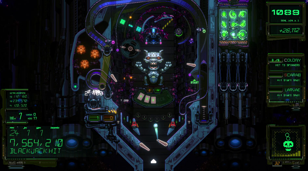 《异种弹珠台 XENOTILT HOSTILE PINBALL》Switch金手指下载 – 含V1.56