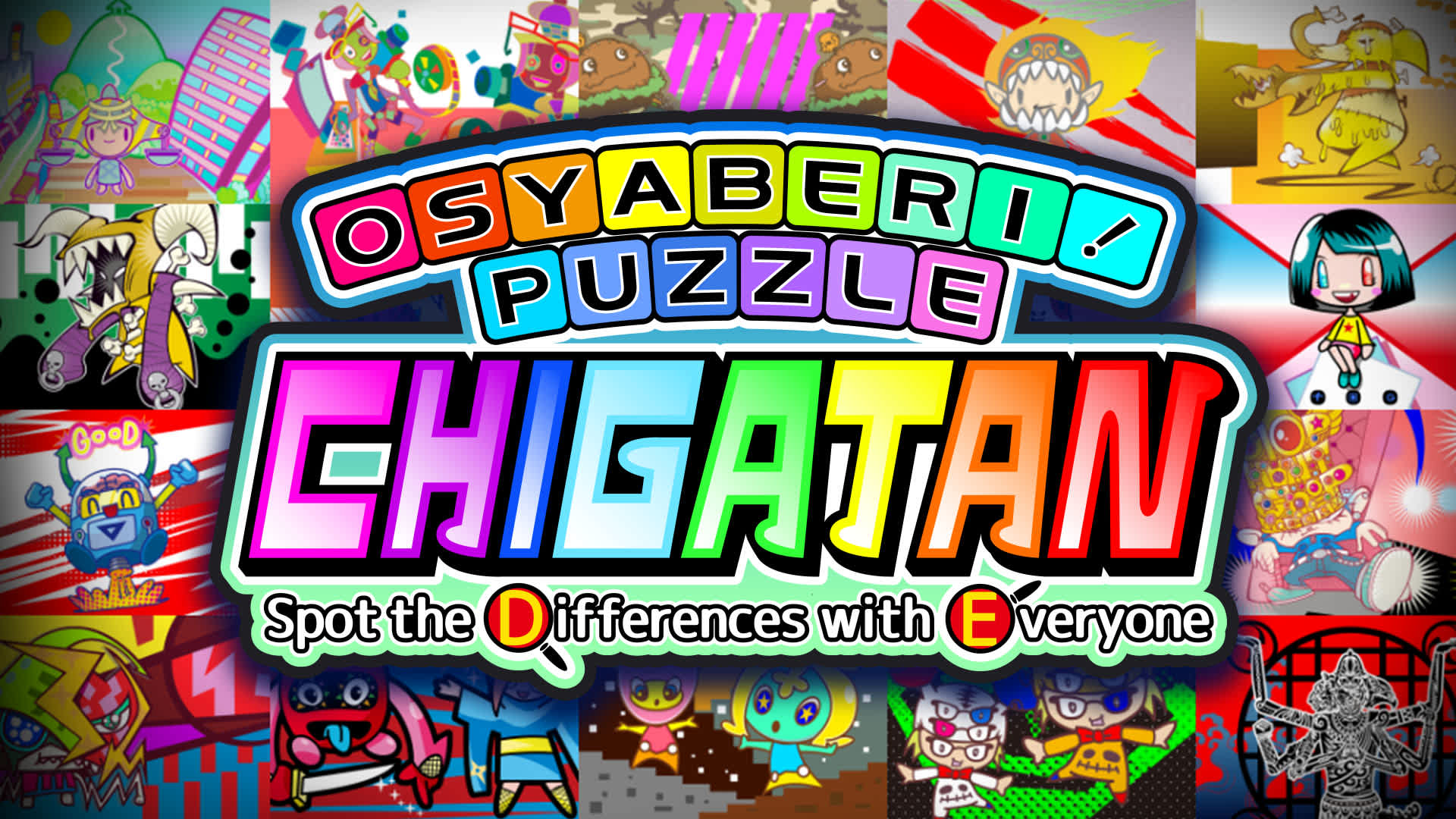 《Osyaberi Puzzle Chigatan Spot the Differences with Everyone》Switch日文版NSP下载 – 含1.0.0补丁