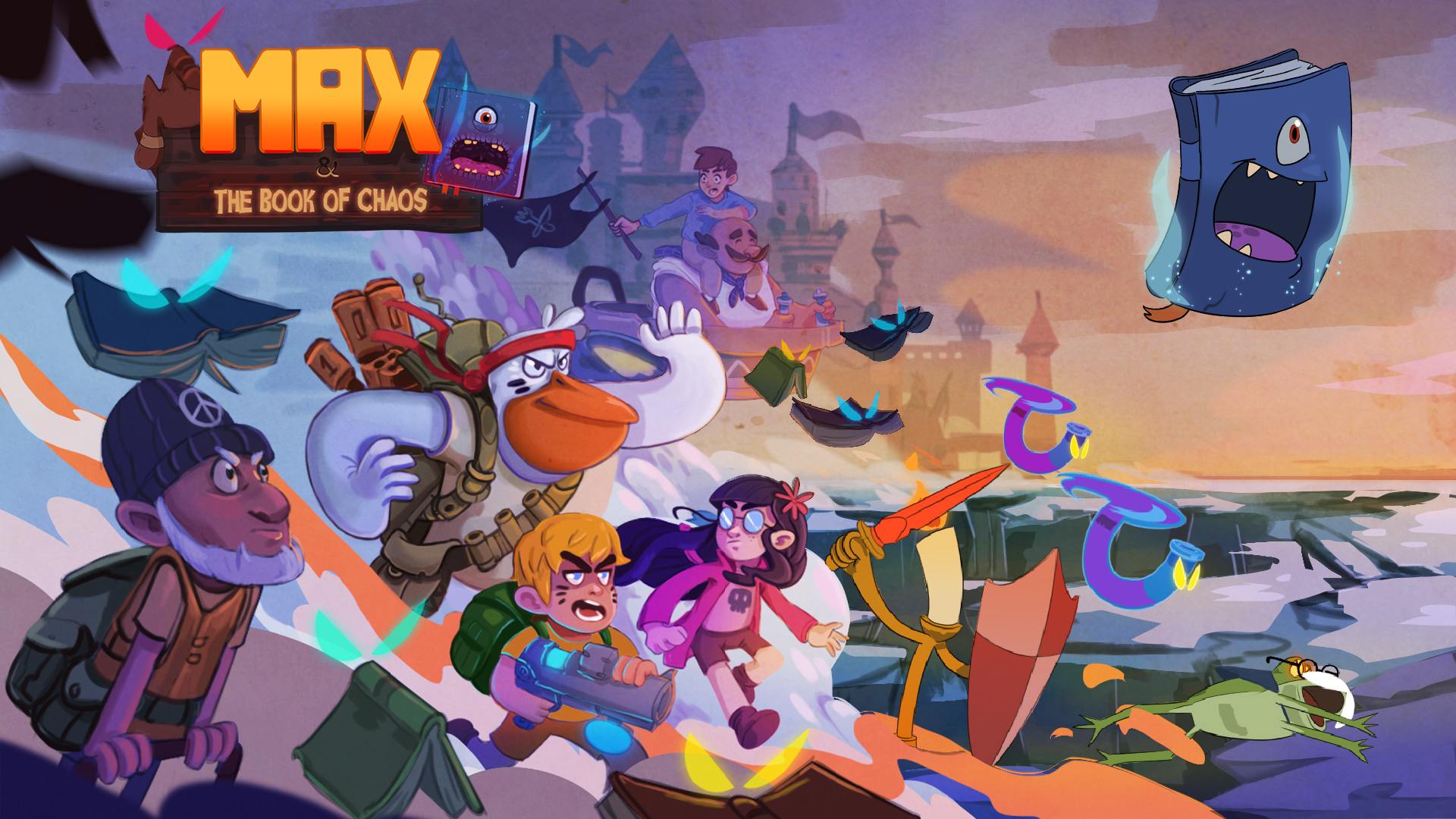 《麦克斯与混沌之书 Max and the book of chaos》Switch英文版NSP下载 – 含1.0.0补丁