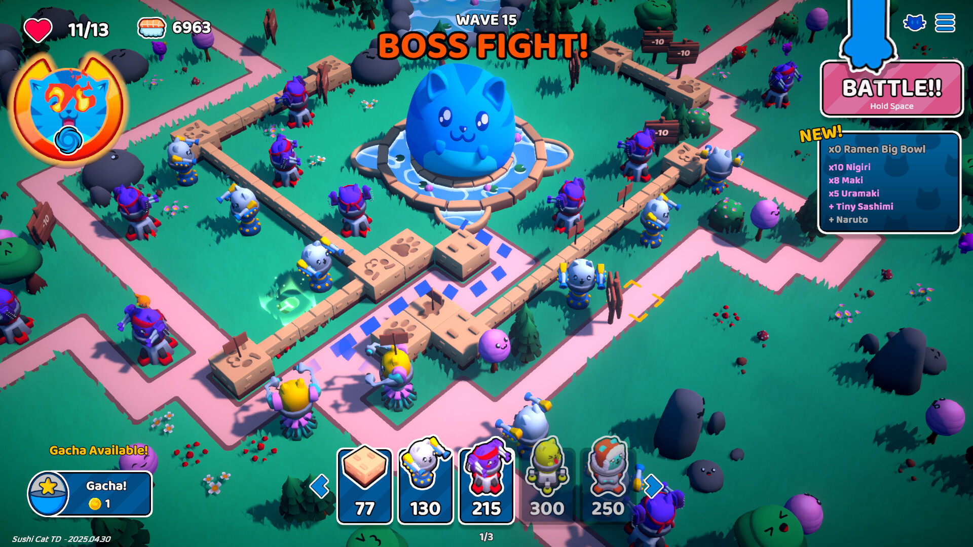 寿司猫：塔防/Sushi Cat – Tower Defense 中文版