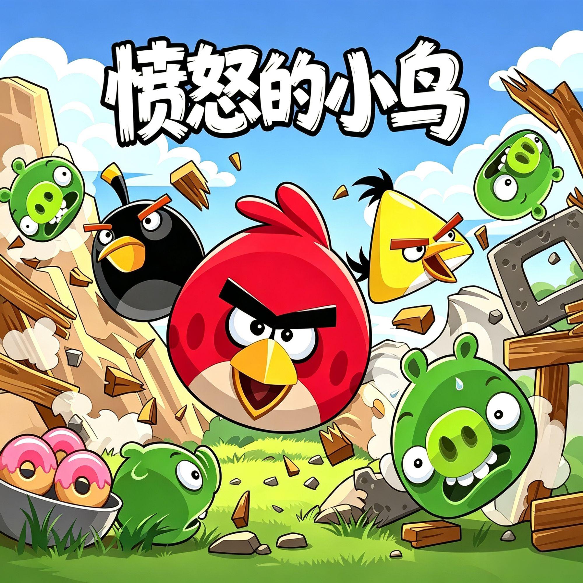 《愤怒的小鸟》 Switch移植版-英文版